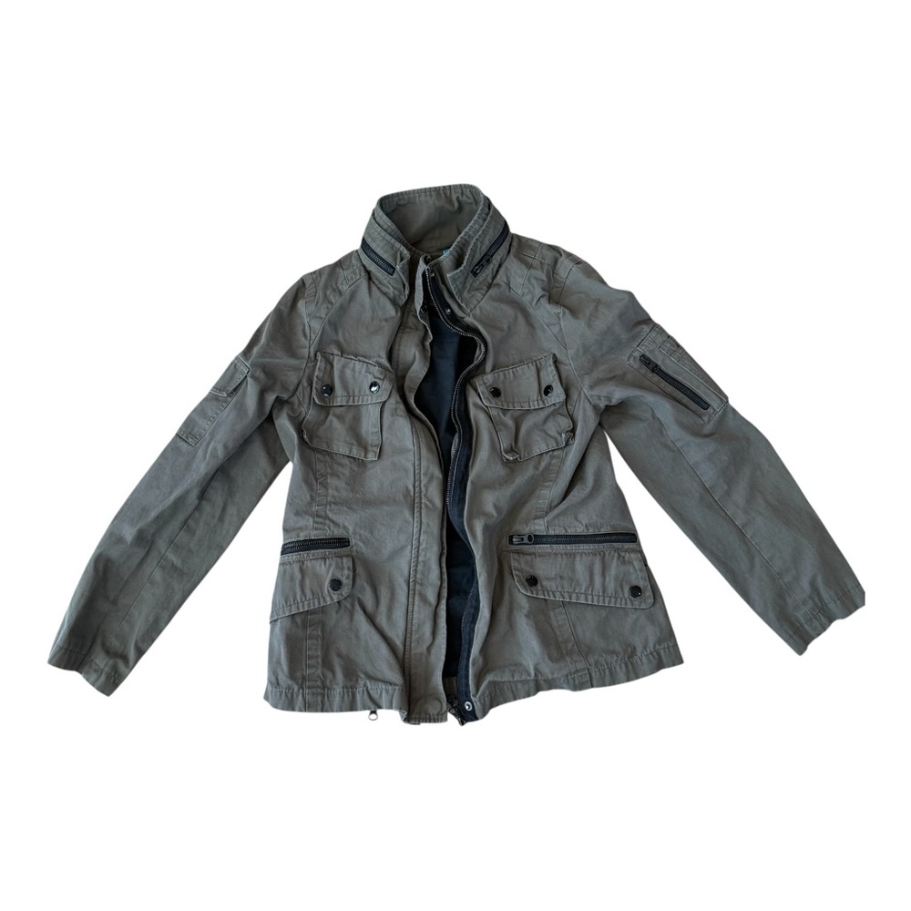 Truth and Pride Womens Jacket Size Small Green Full Zip